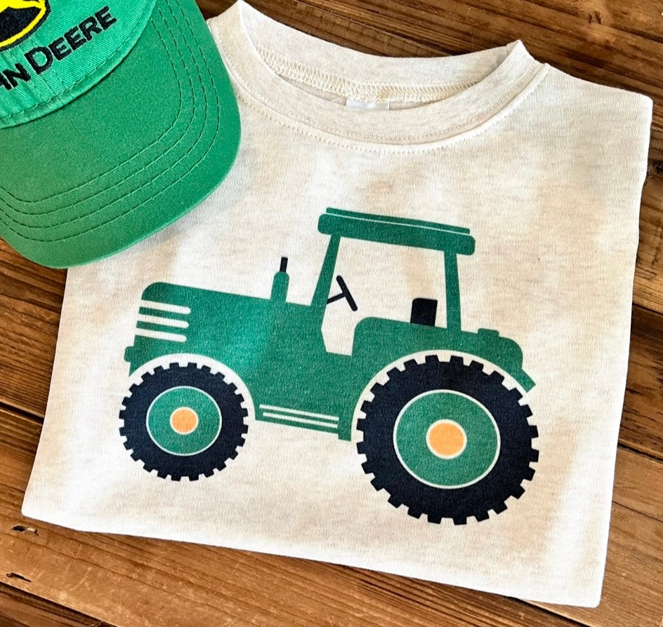 Green Tractor with or without Name