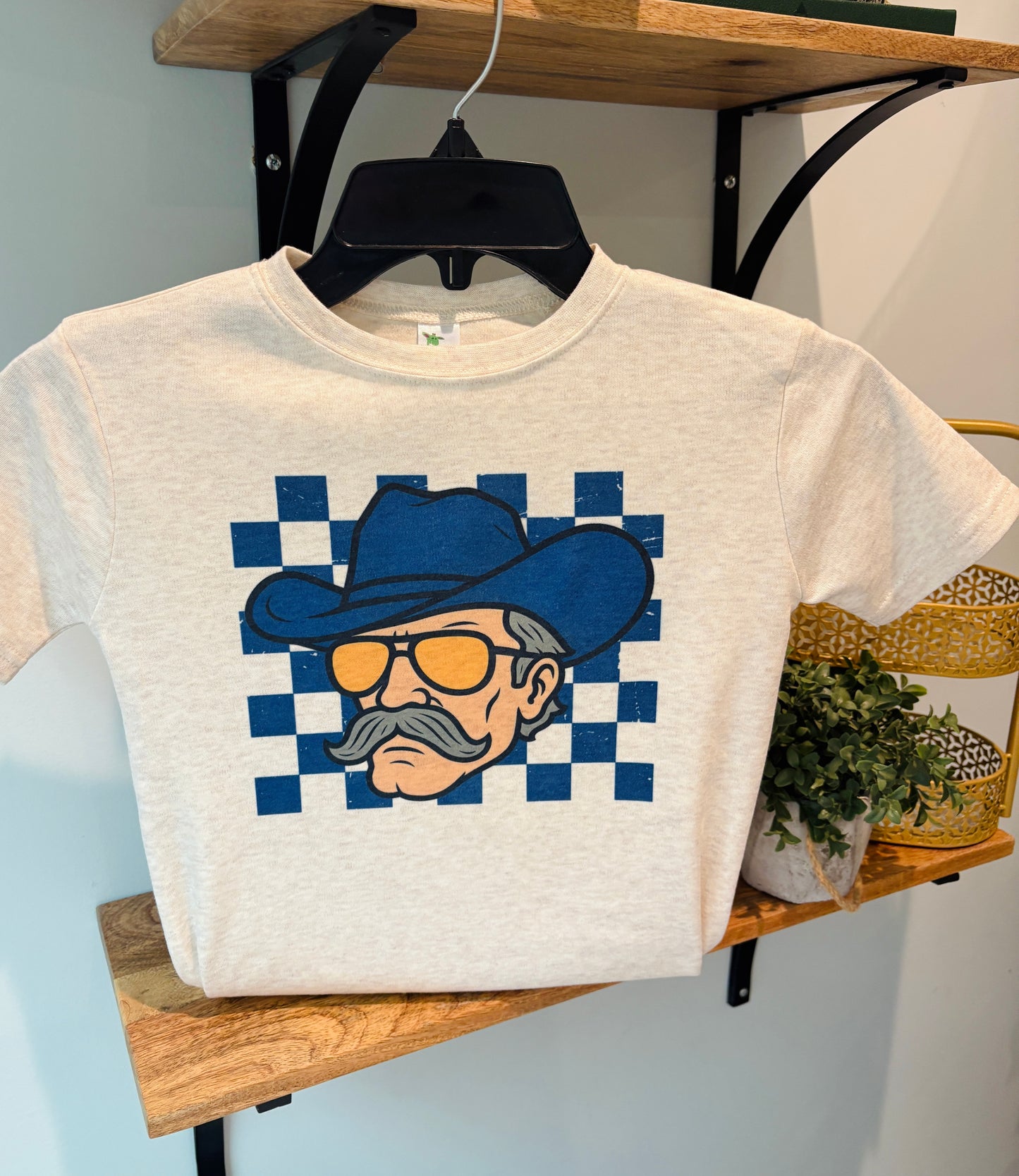 Check Mascot Rebels with Blue Hat on Oatmeal