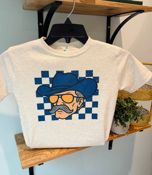 Check Mascot Rebels with Blue Hat on Oatmeal