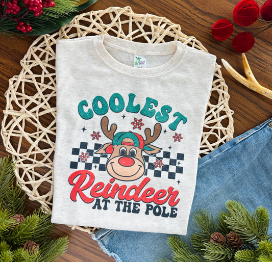 Coolest Reindeer at the Pole on oatmeal