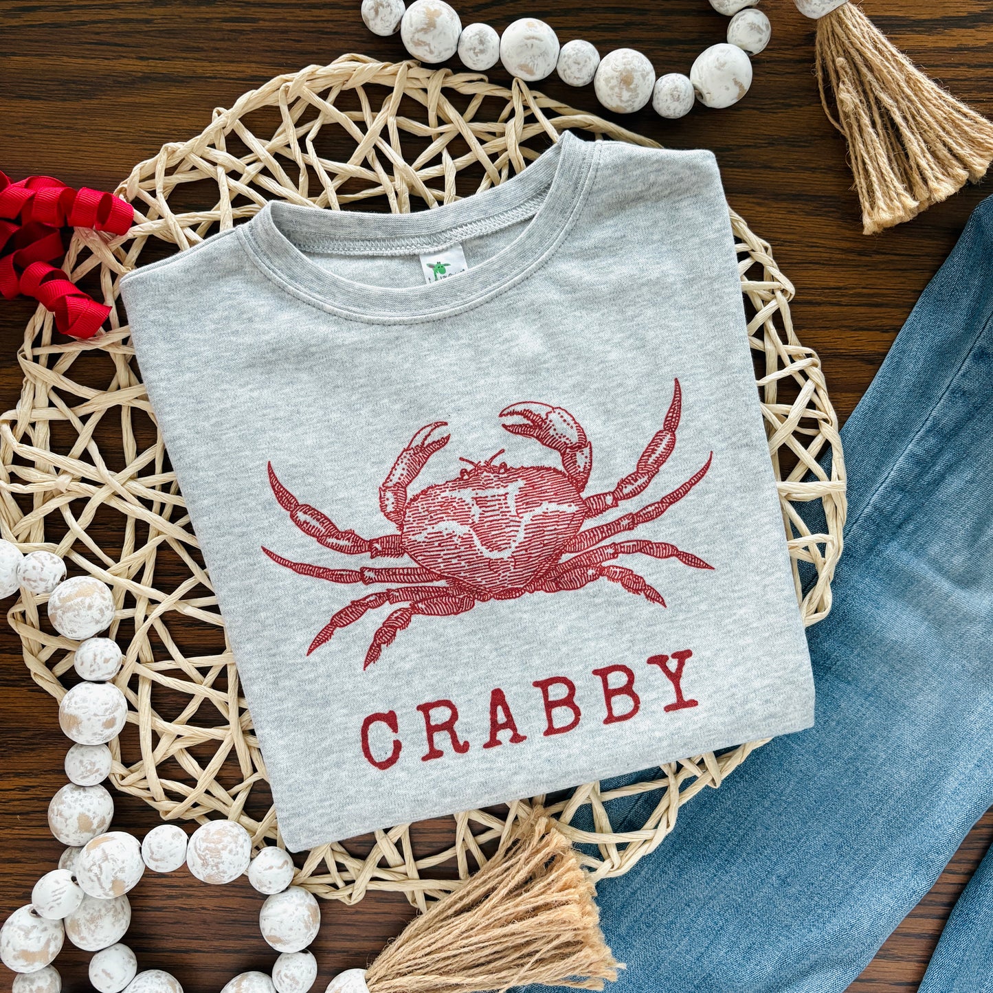 Crabby on Grey