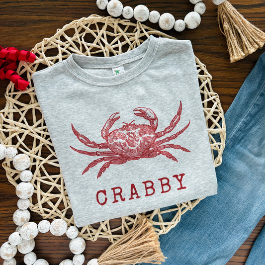 Crabby on Grey