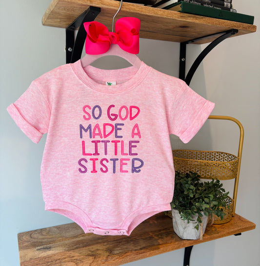 So God Made a Little Sister on Pink