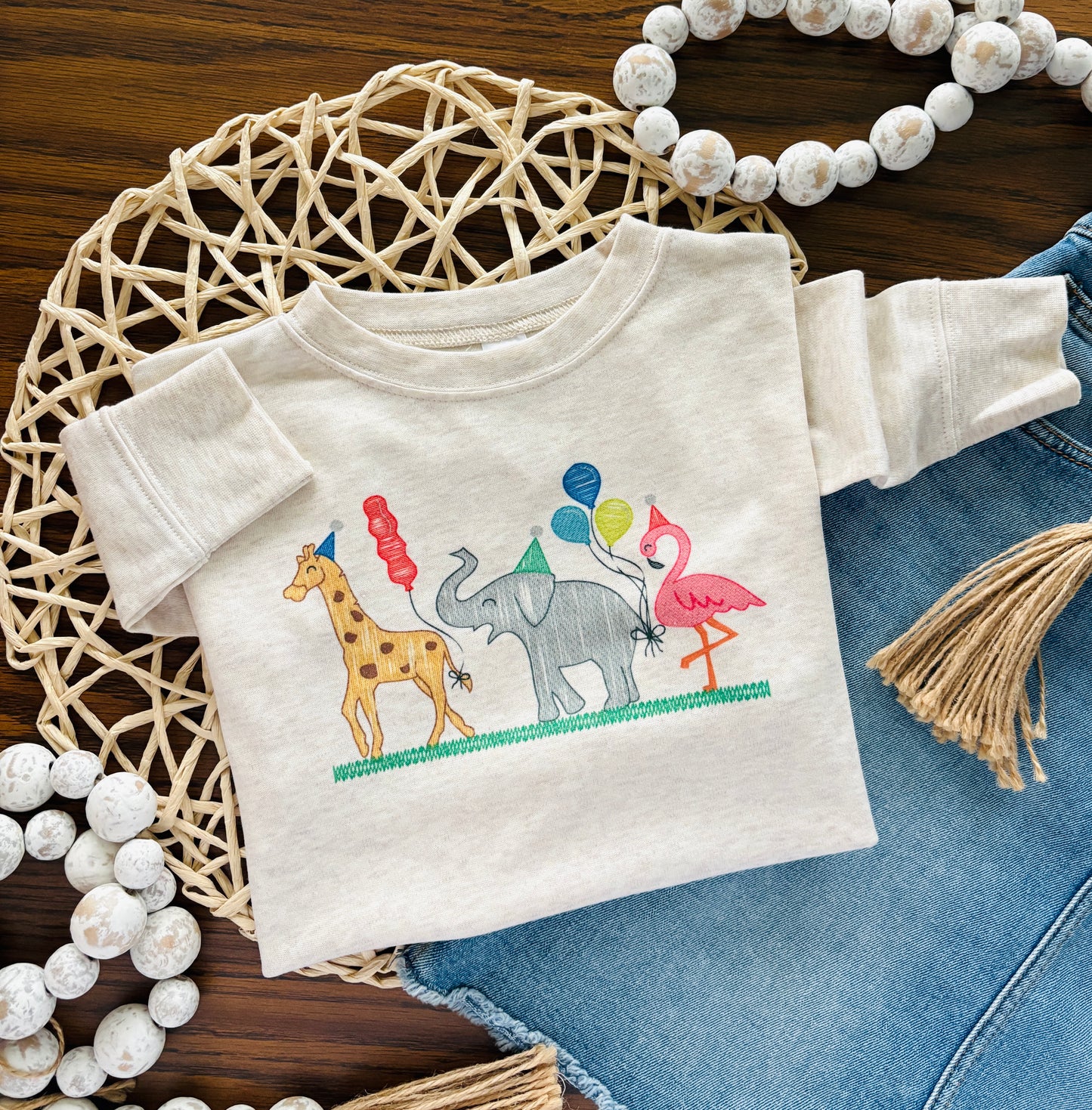 Faux Stitch Boy Party Animals