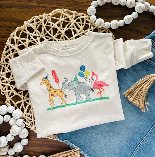 Faux Stitch Boy Party Animals