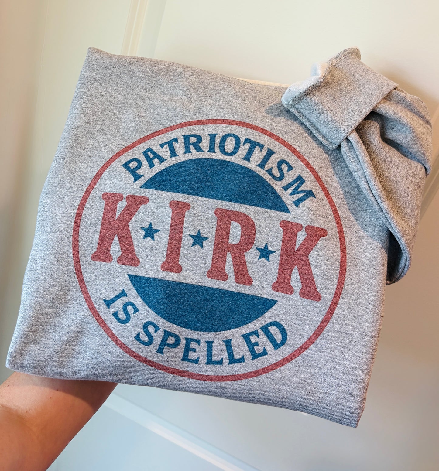 Sweatshirt - Patriotism is Spelled KIRK