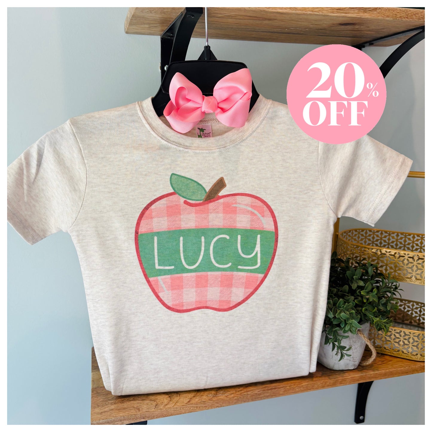Pink Plaid Apple ‼️ Sale ‼️ 20% off at Checkout ‼️