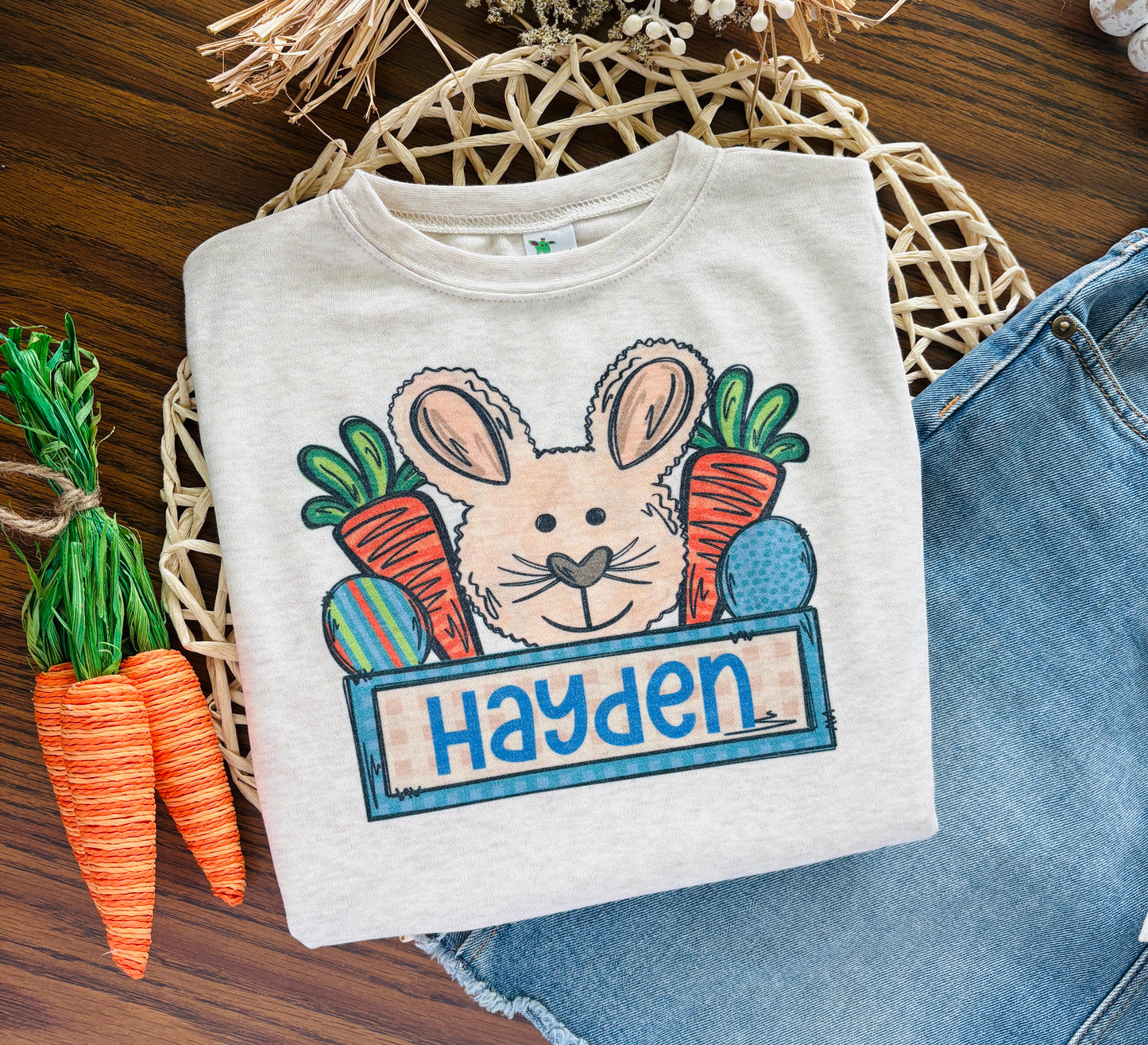 Personalized Boy Bunny