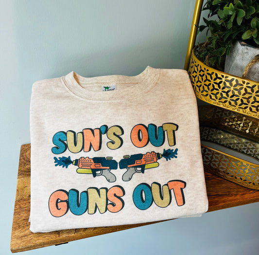 Sun’s out Guns out