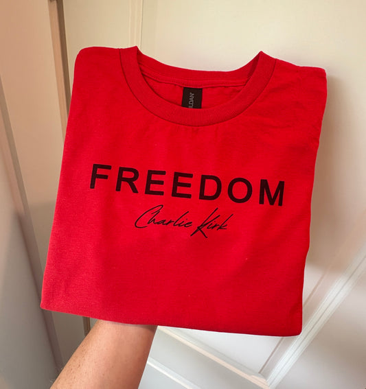 Freedom with Name - Charlie Kirk