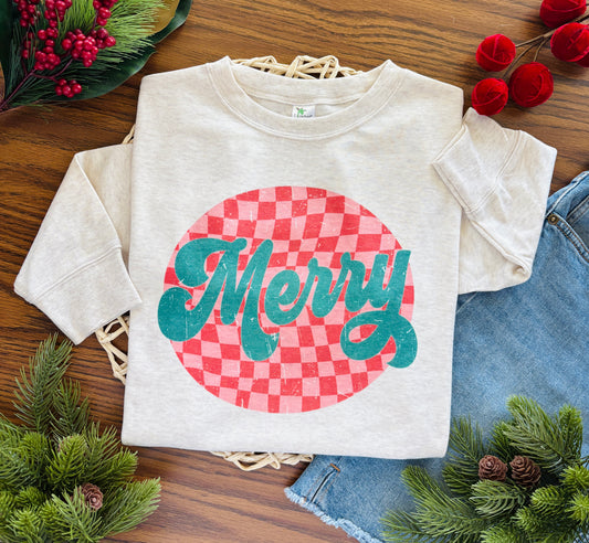 Girly Check Merry