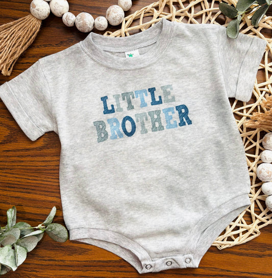 Scribble Little Brother on Grey