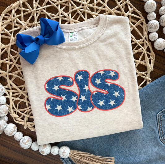 Blue Star Sis on Oatmeal