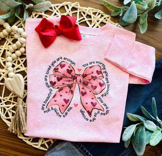 You Are Loved - Valentine Bow