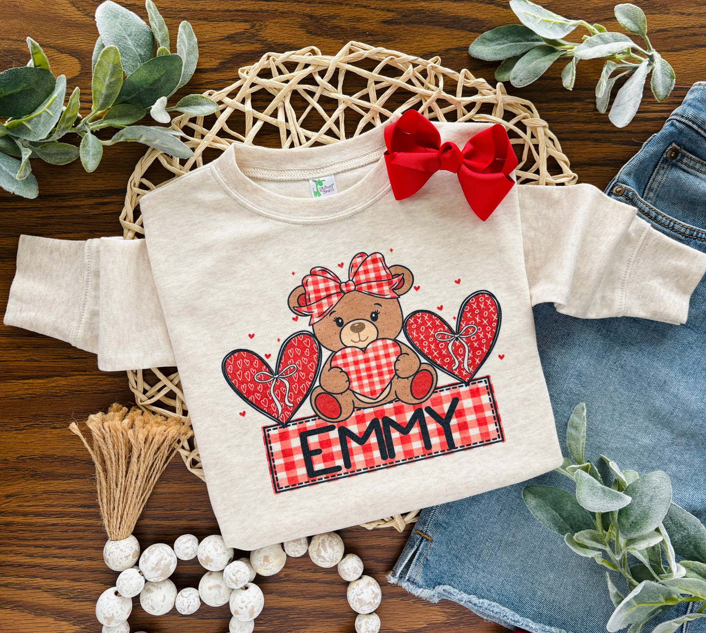 Girl Teddy Bear with Name