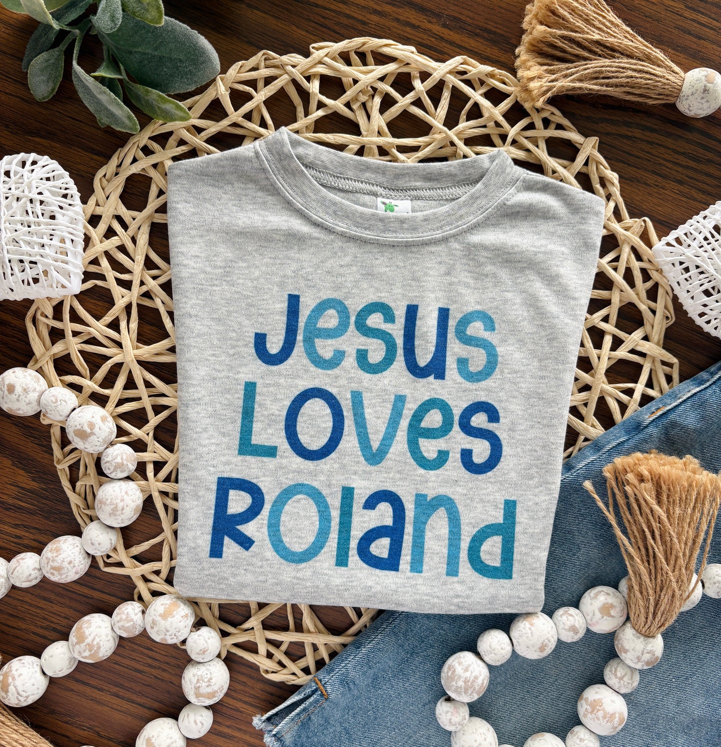 Jesus Loves Custom Name