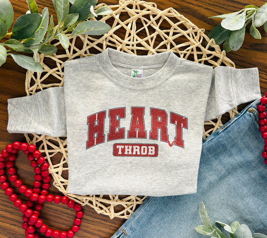Heart Throb on Grey