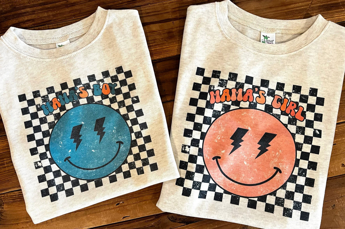 Mamas Boy or Mamas Girl Smiley