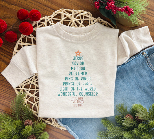 Jesus, Savior, Messiah, Christmas Tree