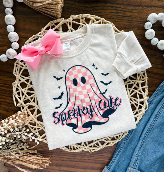 Light Pink Check Ghost with or without Personalization