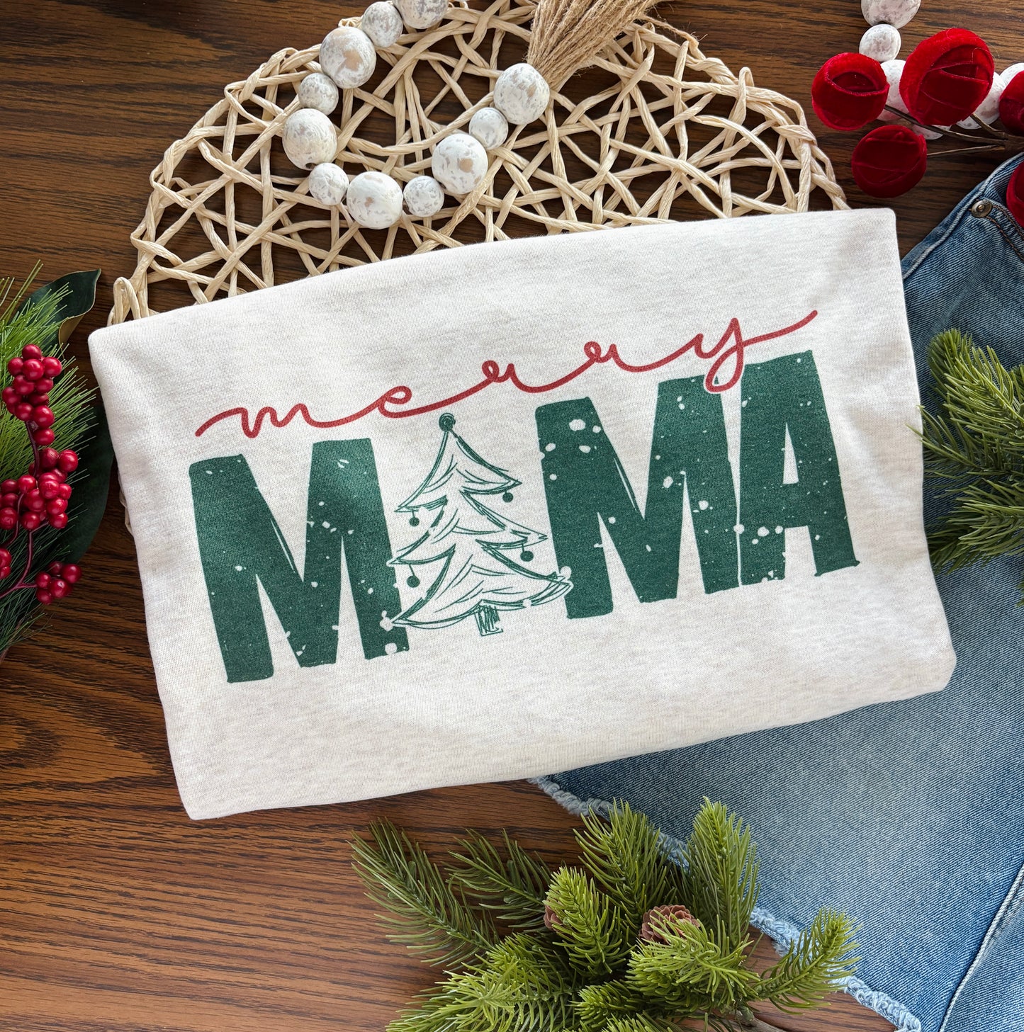 Merry Mama and Mini on Oatmeal