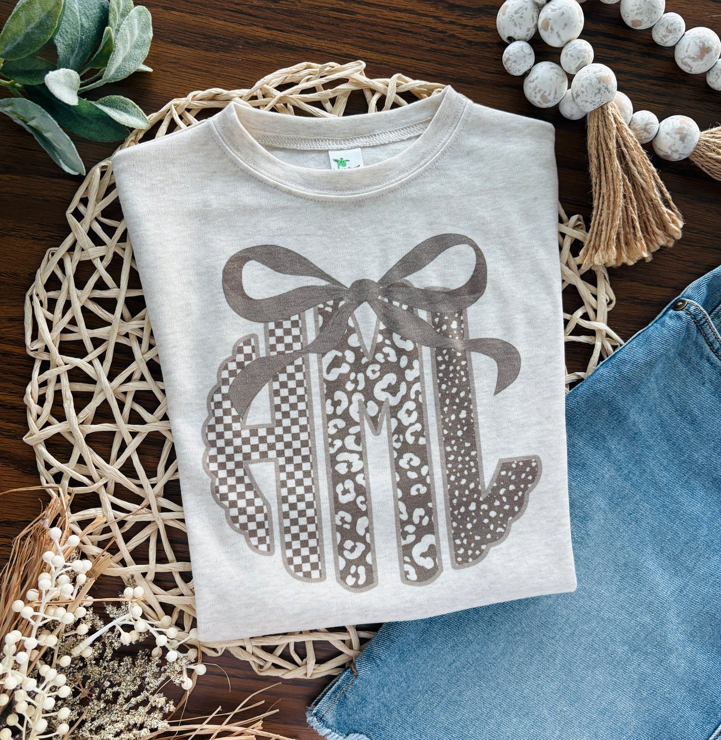 Preppy Tan Monogram