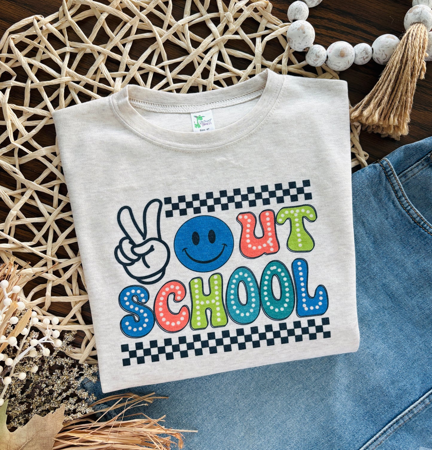 Boy Peace Out School, Pre-k, Kindergarten, First, Second, Third, Fourth, Fifth