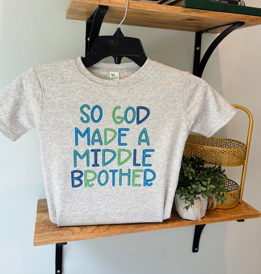 So God made a Middle Brother on Grey