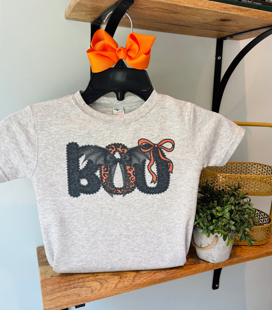Spooky Boo on Grey