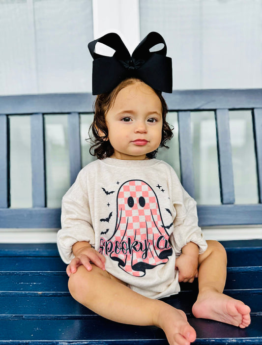 Light Pink Check Ghost with or without Personalization