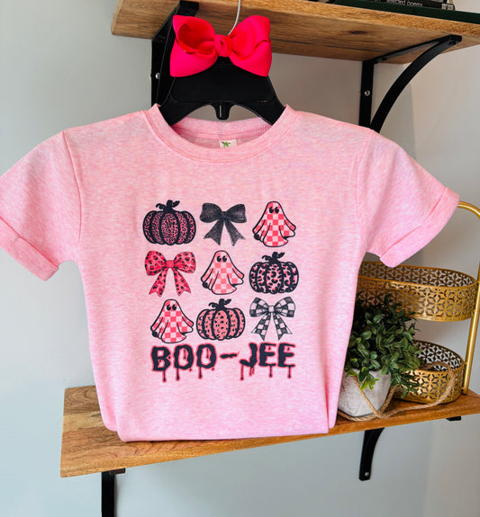 Spooky Ghost Bou Jee on Pink