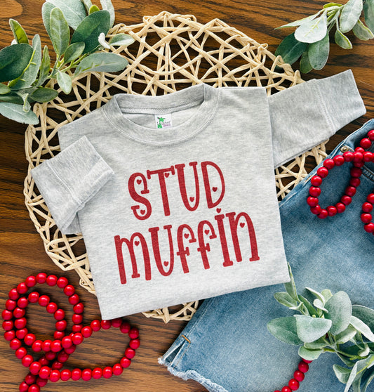 Stud Muffin on Grey