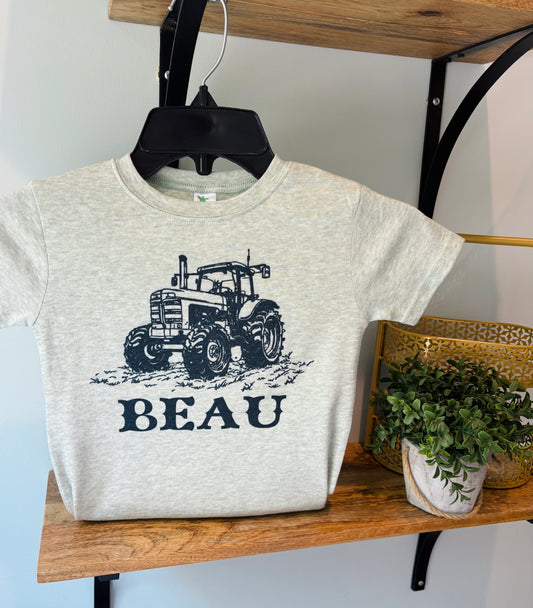 Tractor with or without Name on Sage