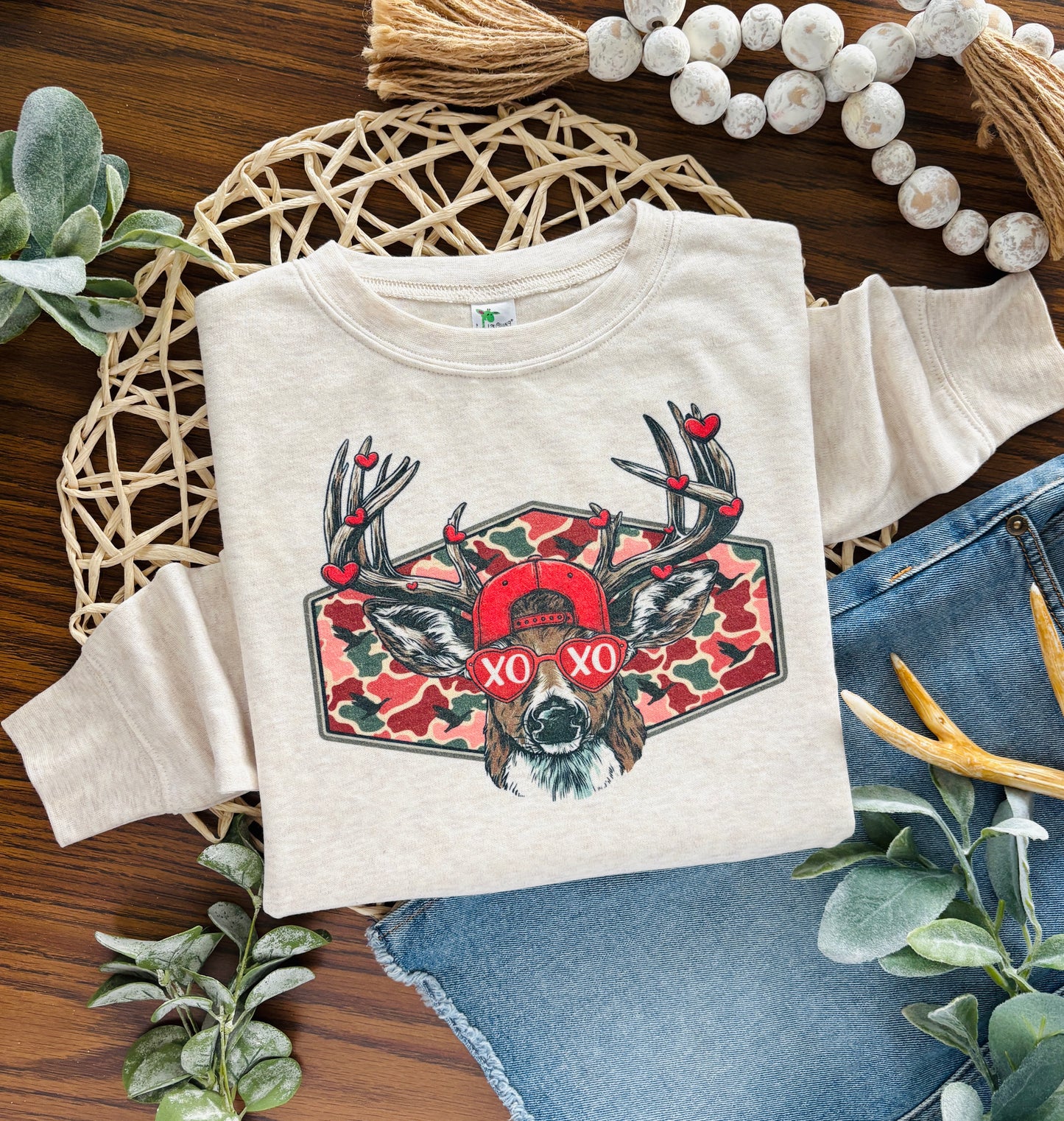 Valentine Deer XOXO