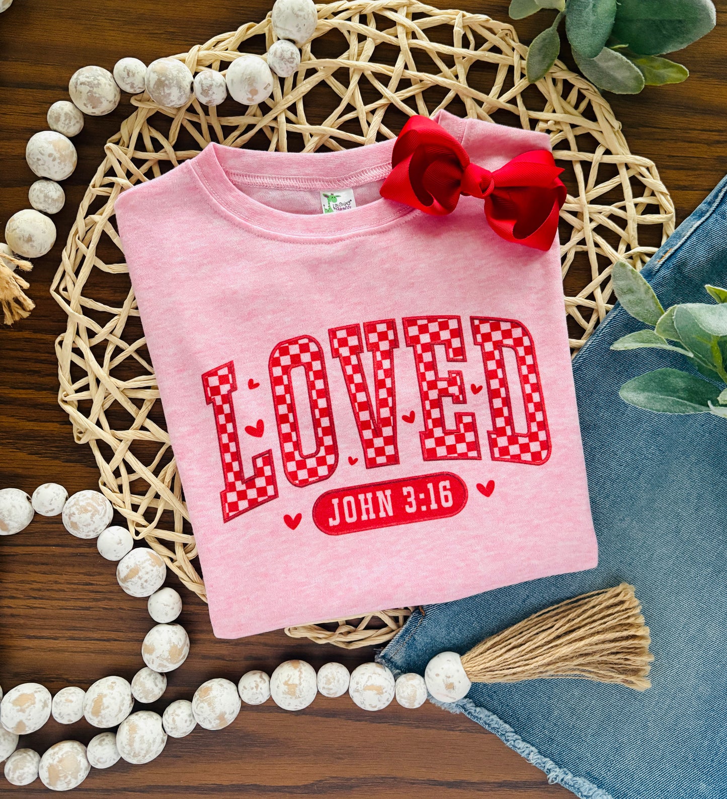 Check Loved John 3-16 on Pink