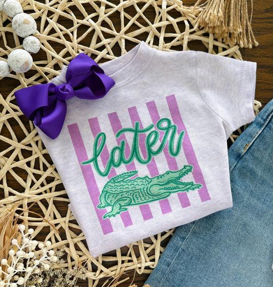 Purple Later Gator