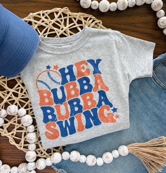Hey Bubba Bubba Swing on Grey