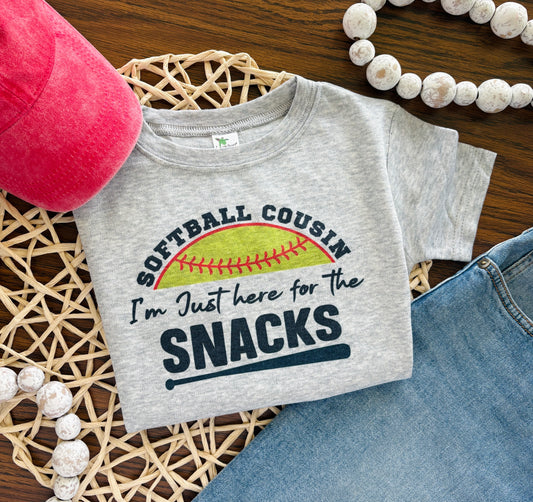 Softball Cousin, Here for the Snacks