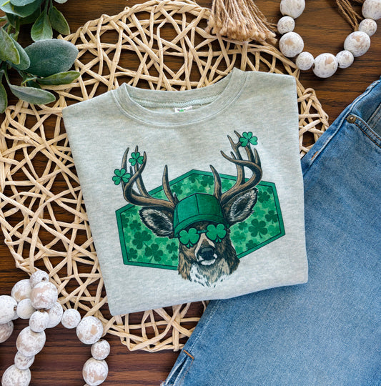 St Patricks Day Deer on Sage