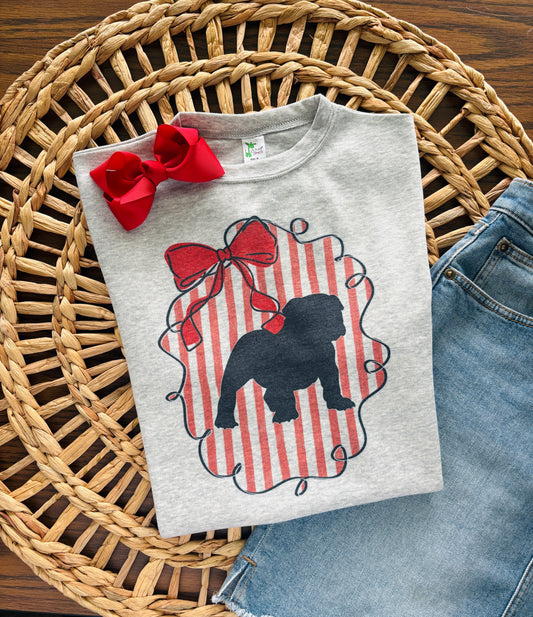 Preppy Bulldog Mascot