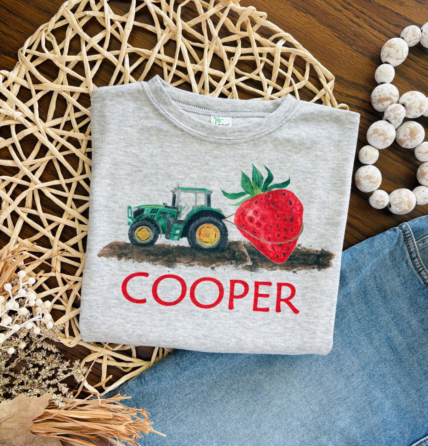 Tractor with Strawberry
