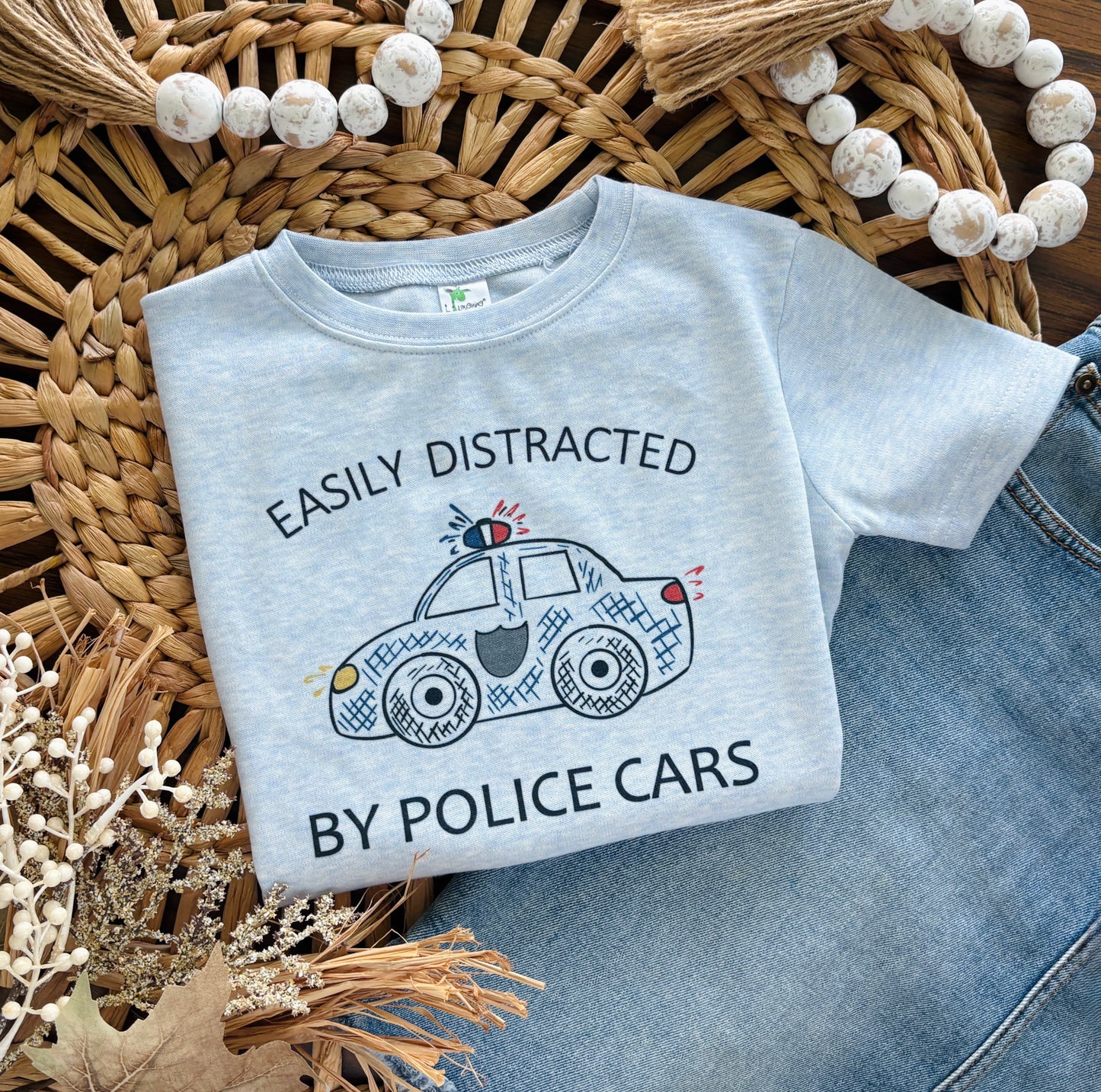 Easily distracted by police cars