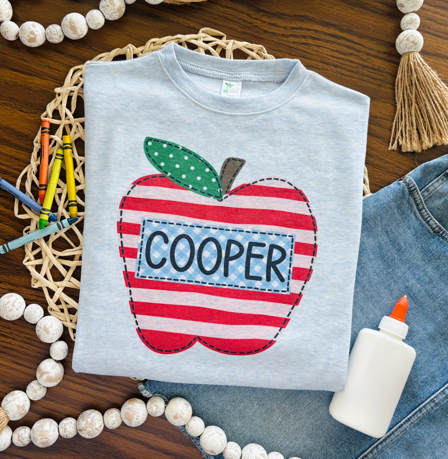 Personalized School Apple