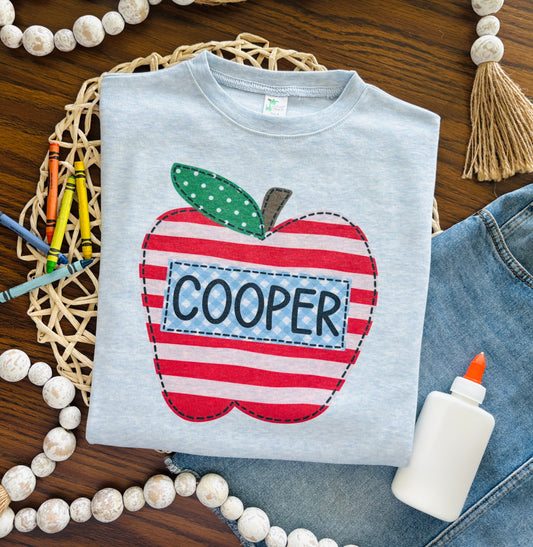 Personalized School Apple