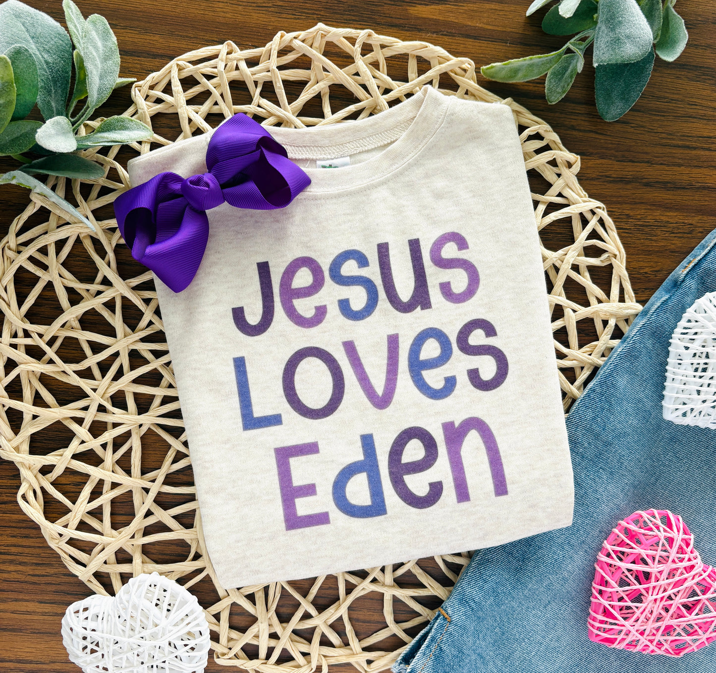 Jesus Loves Custom Name