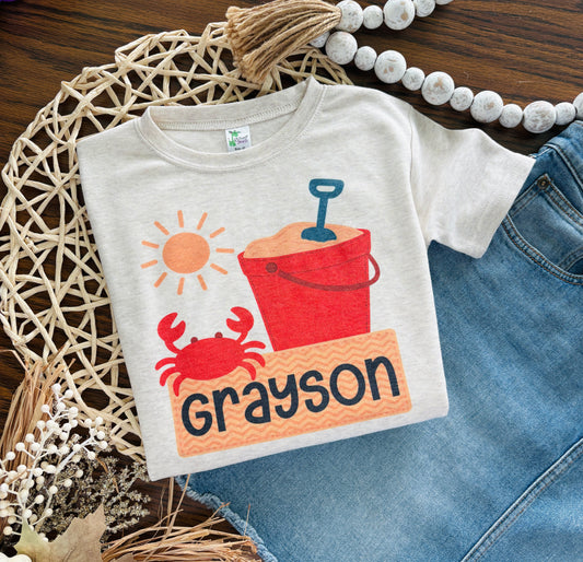 Boy Beach Bucket