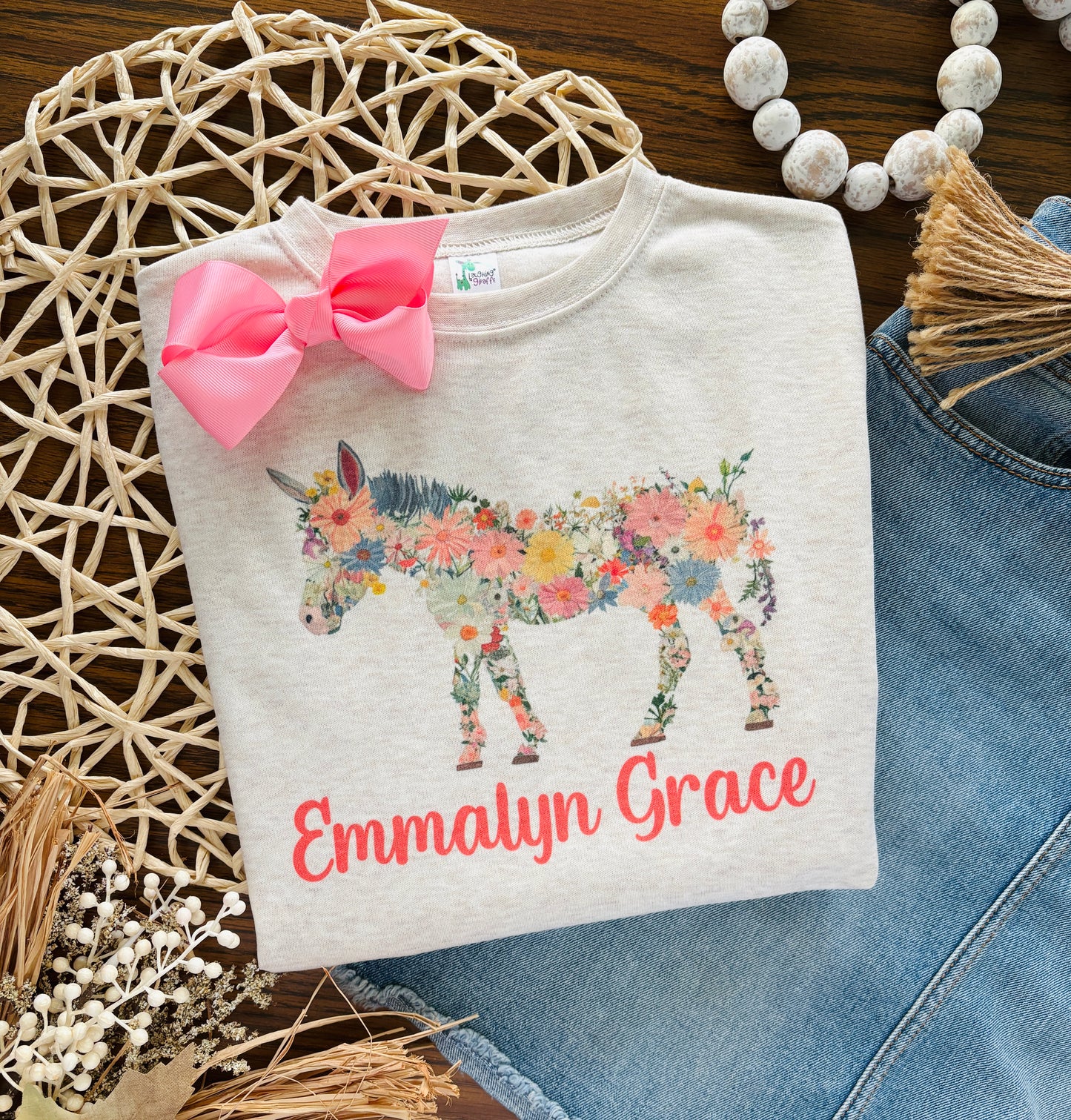 Floral Animals - Donkey