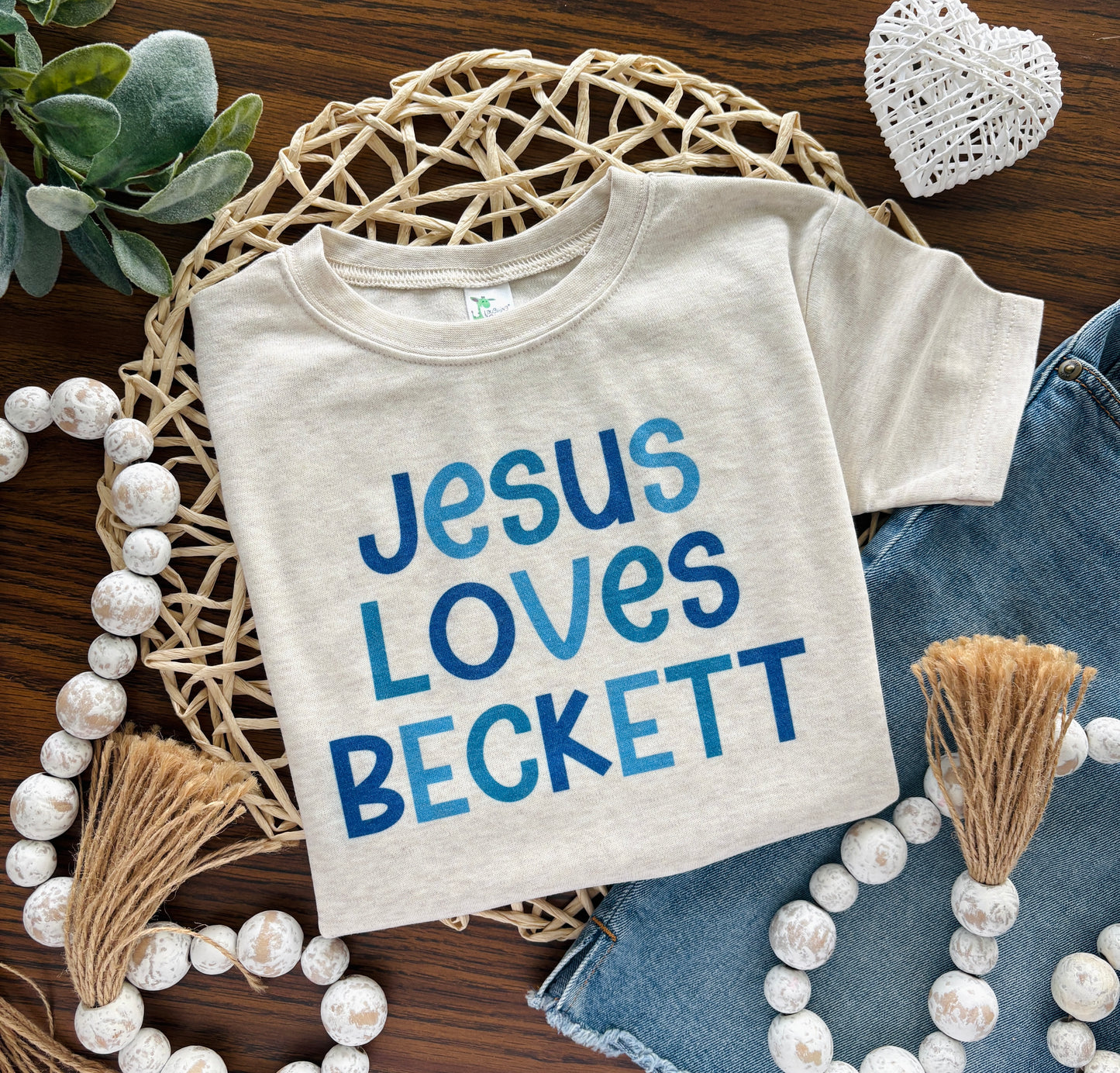 Jesus Loves Custom Name