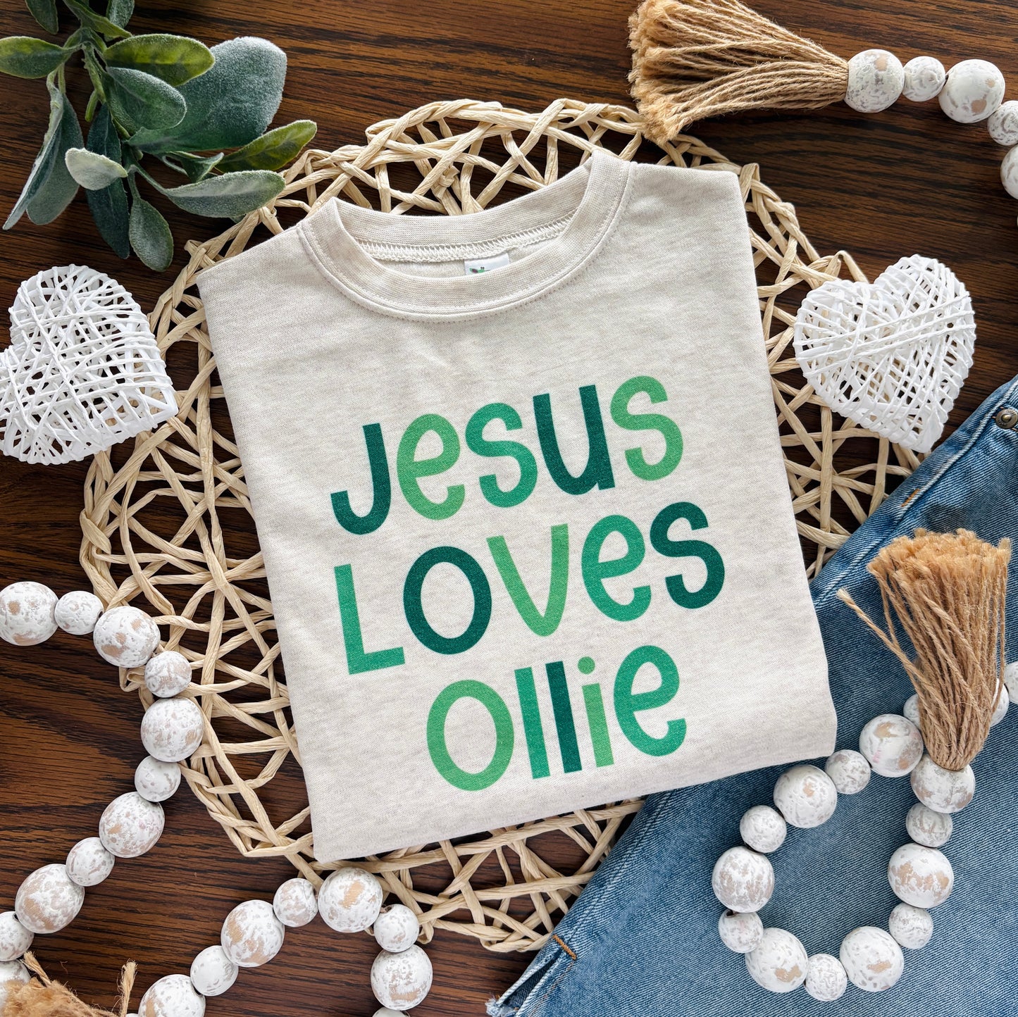 Jesus Loves Custom Name