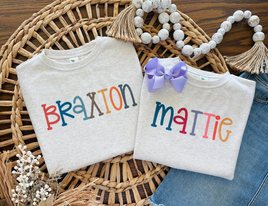 Custom Fall Boy or Girl Name